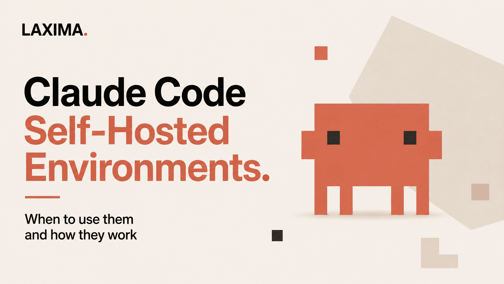 Cover image for Claude Code Self-Hosted Environments - When to use them and how they work